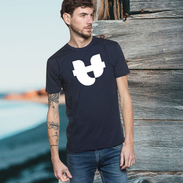 T-shirt bleu marine homme LA GRIFFE - T-shirt homme PALÂBA