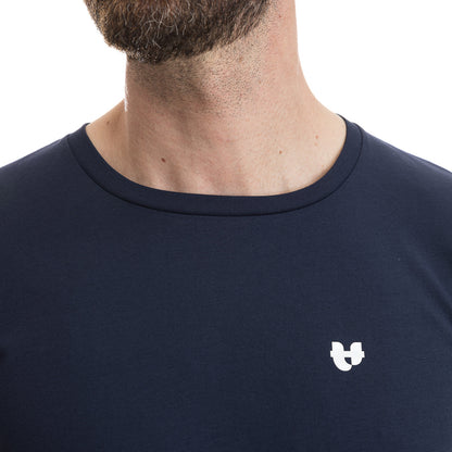 T-shirt bleu marine homme PALÂBA COEUR - T-shirt homme PALÂBA