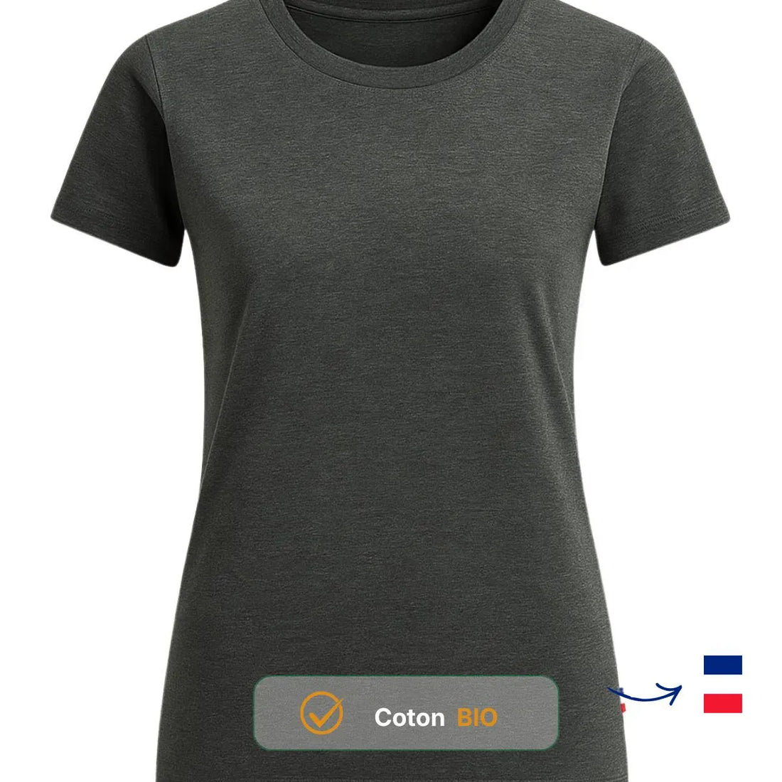 T-shirt femme Anthracite | PALABA - T-shirt femme PALÂBA