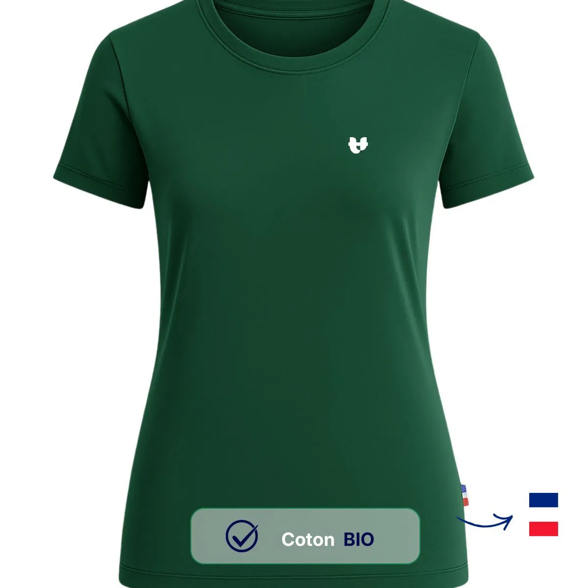 T-shirt femme vert | COEUR - T-shirt femme PALÂBA
