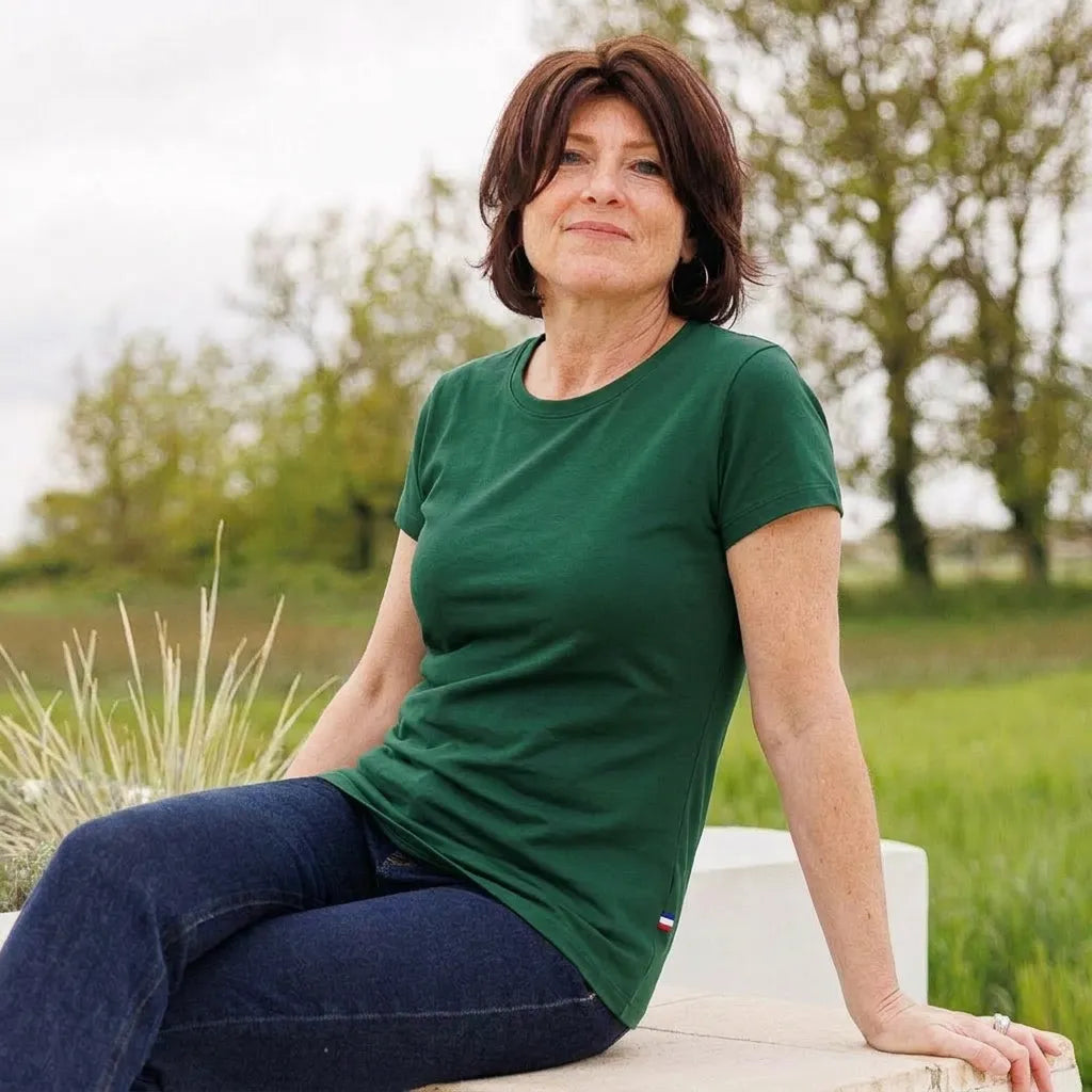 T-shirt femme vert | PALABA - T-shirt femme PALÂBA