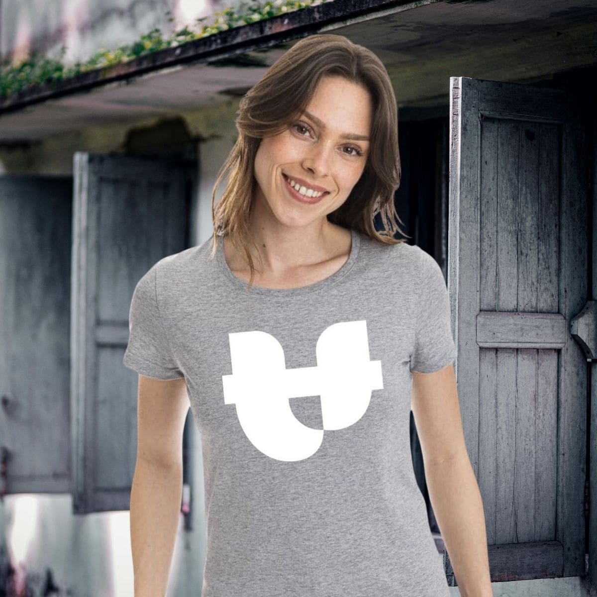 T shirt gris femme la GRIFFE PALÂBA - T-shirt femme PALÂBA