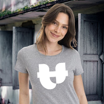 T shirt gris femme la GRIFFE PALÂBA - T-shirt femme PALÂBA