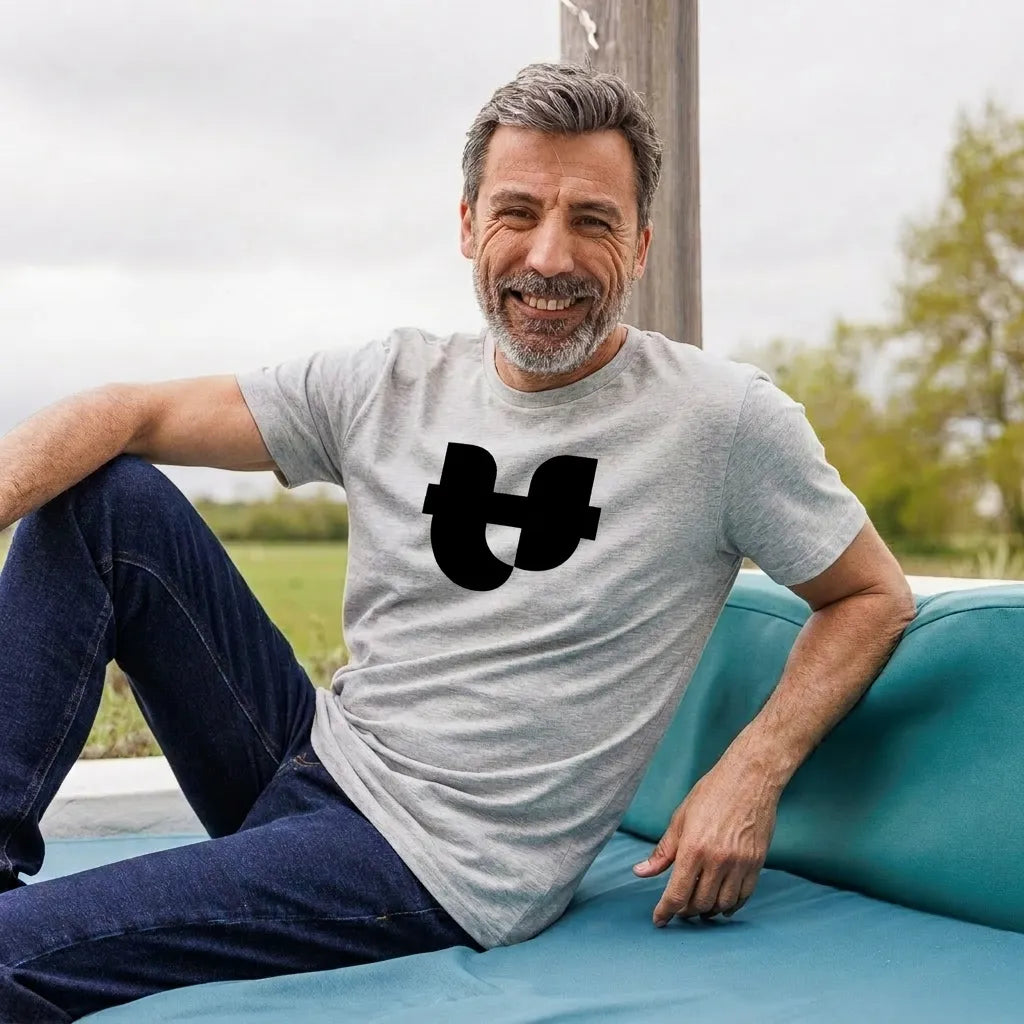 T SHIRT HOMME GRIS COTON BIO MADE IN FRANCE PALÂBA