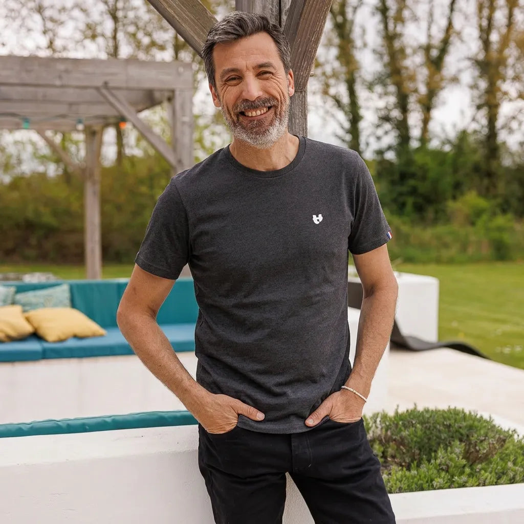 T-shirt Homme Anthracite | COEUR - T-shirt homme PALÂBA