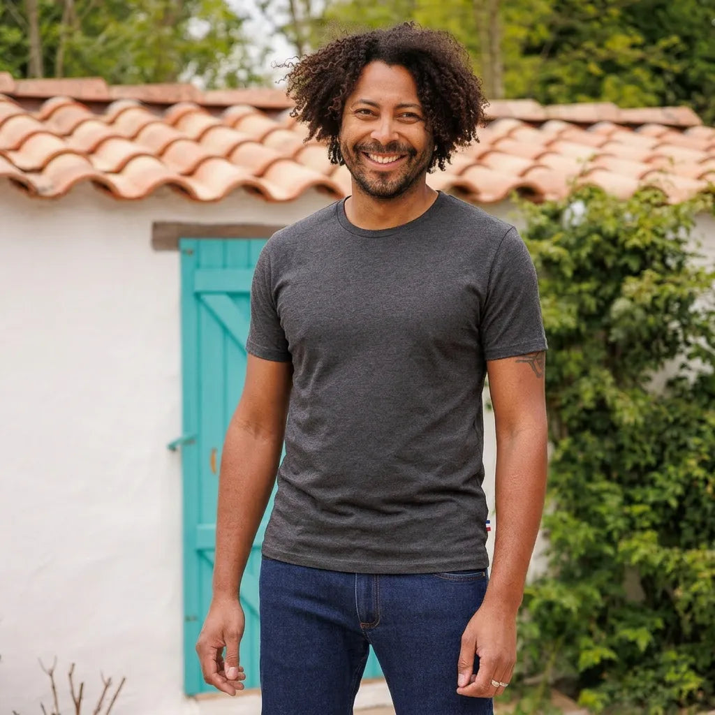 T-shirt Homme Anthracite | PALABA - T-shirt homme PALÂBA