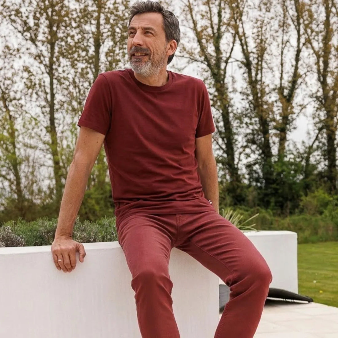 T-shirt Homme Bordeaux | PALABA - T-shirt homme PALÂBA