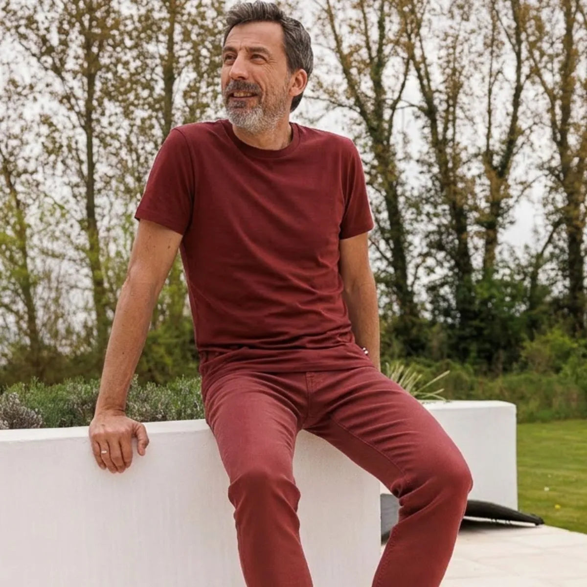 T-shirt Homme Bordeaux | PALABA - T-shirt homme PALÂBA