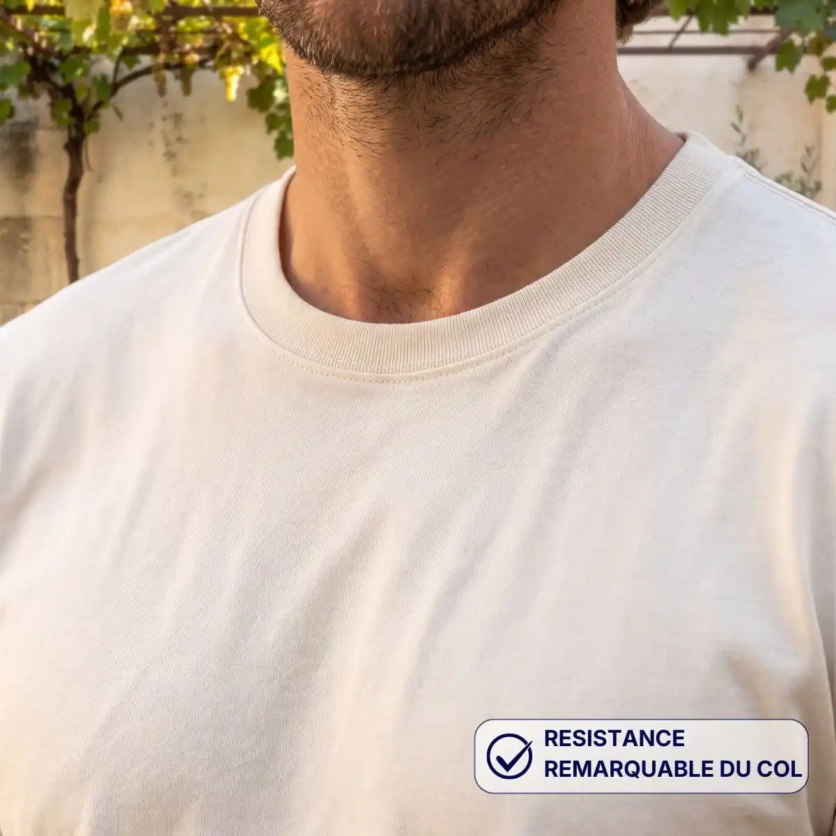 t-shirt épais pour homme interlock fabriqué en France marque PALÂBA
