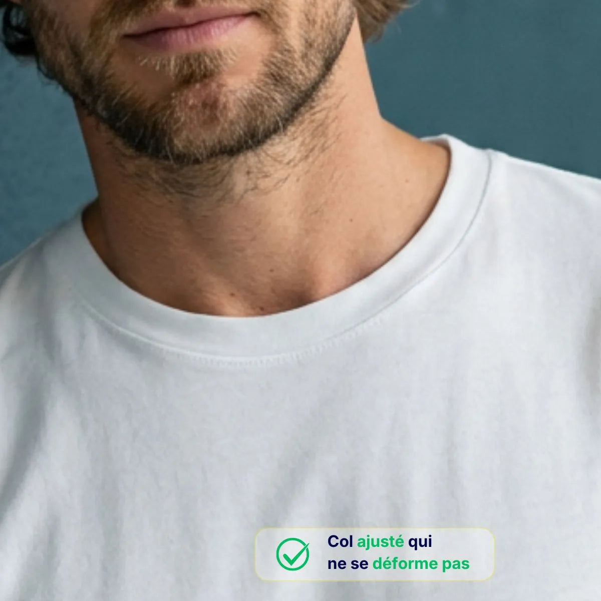 T shirt manche longue blanc | PALABA - T-shirt homme PALÂBA