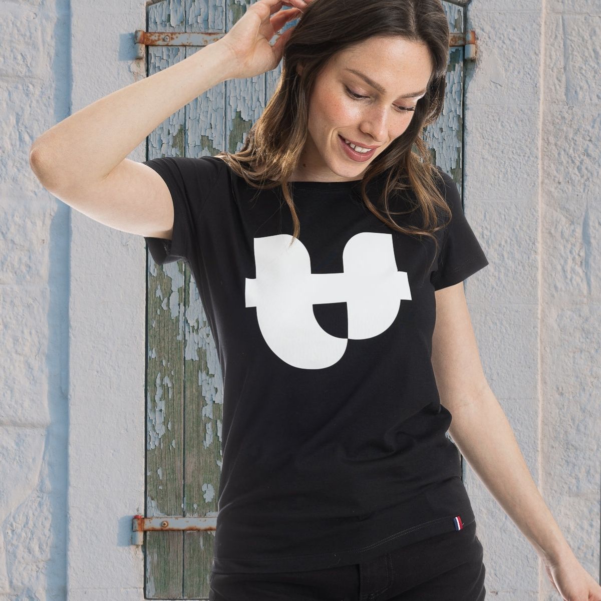 T shirt noir femme la GRIFFE PALÂBA - T-shirt femme PALÂBA