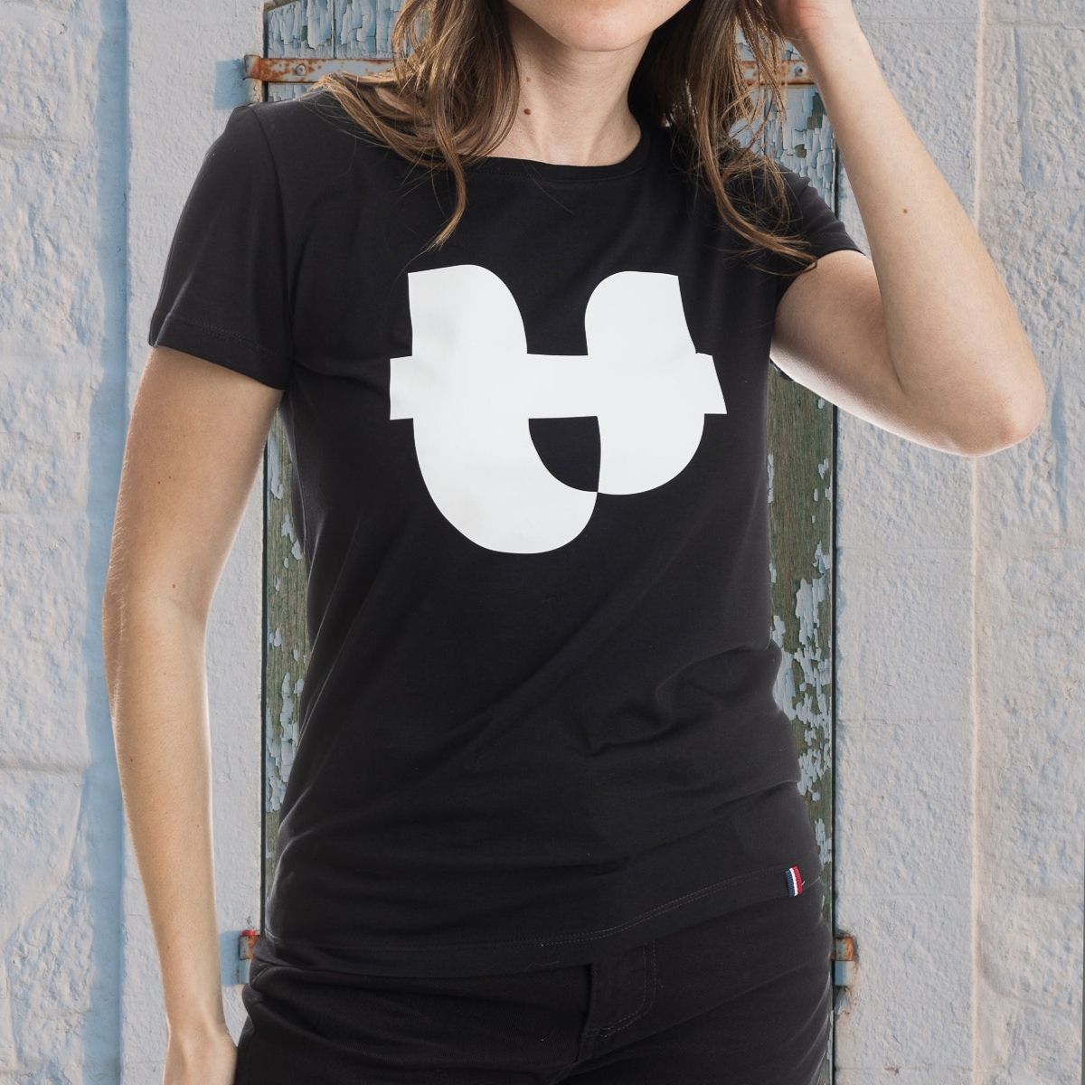 T shirt noir femme la GRIFFE PALÂBA - T-shirt femme PALÂBA