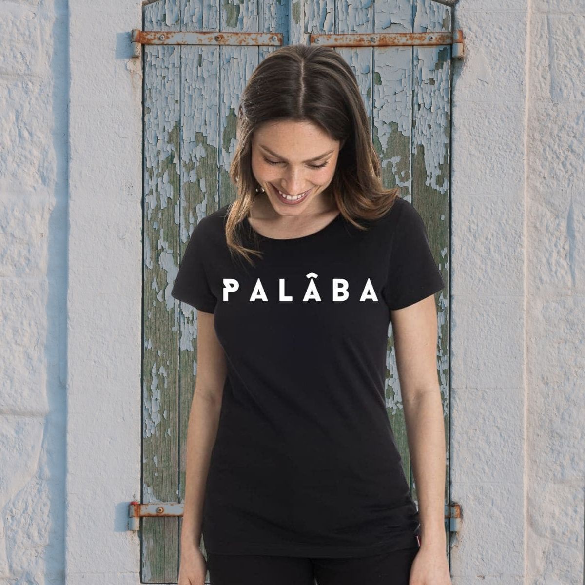 T shirt noir femme PALÂBA - T-shirt femme PALÂBA