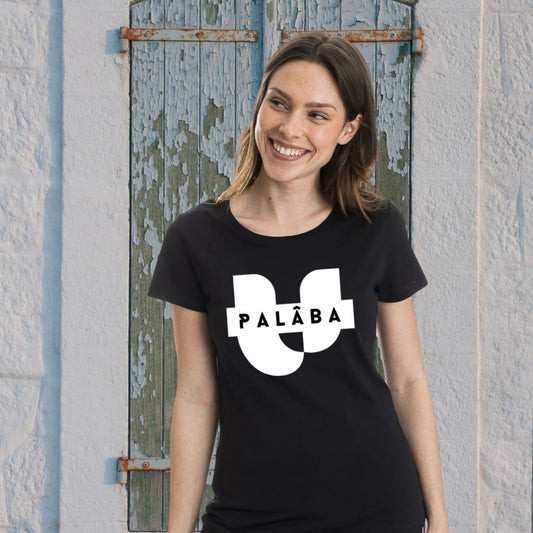 T shirt noir femme SIGNATURE PALÂBA - T-shirt femme PALÂBA