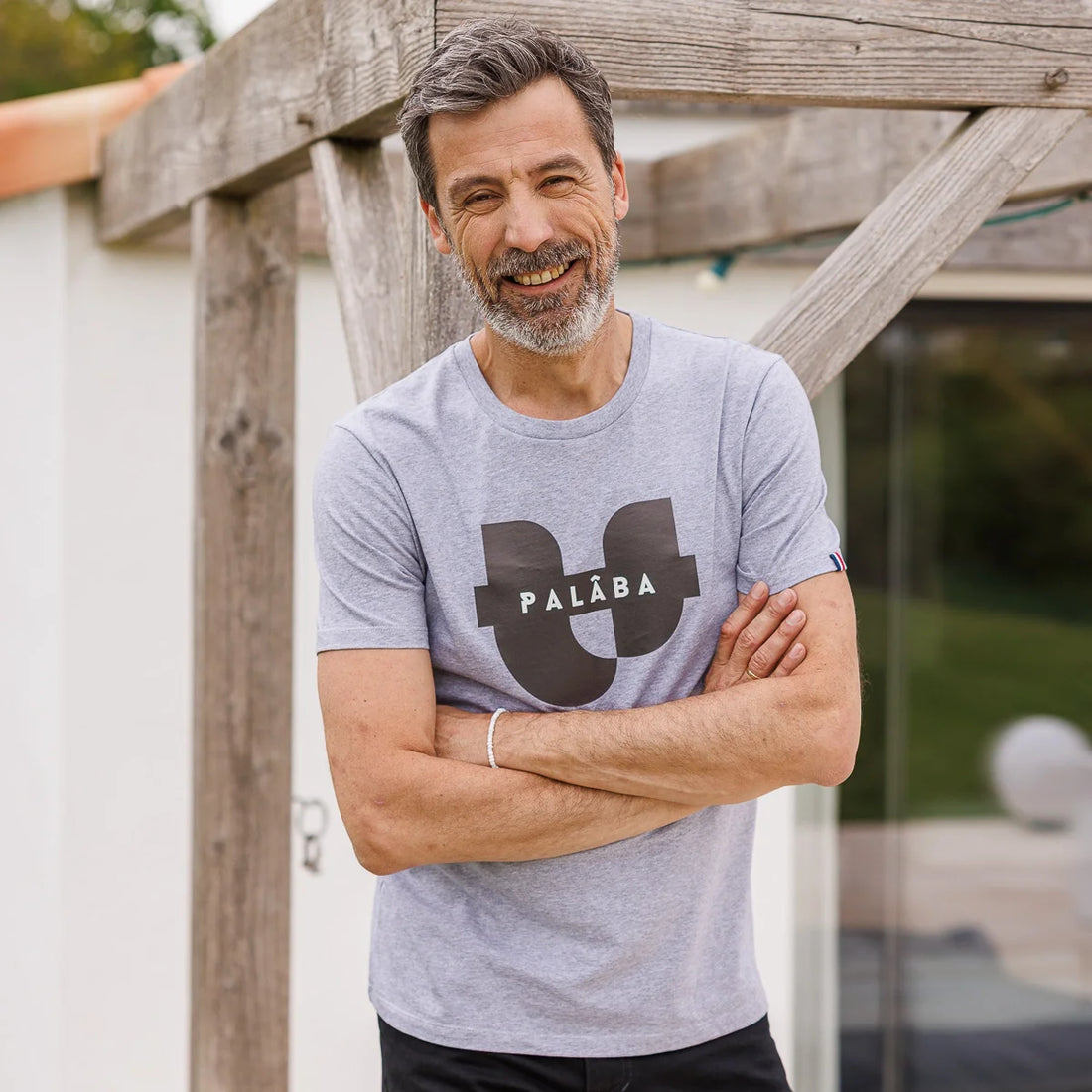 Tee shirt gris homme SIGNATURE PALÂBA - T-shirt homme PALÂBA