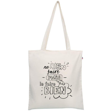 Tote bag femme - Ne rien faire - Tote bag PALÂBA