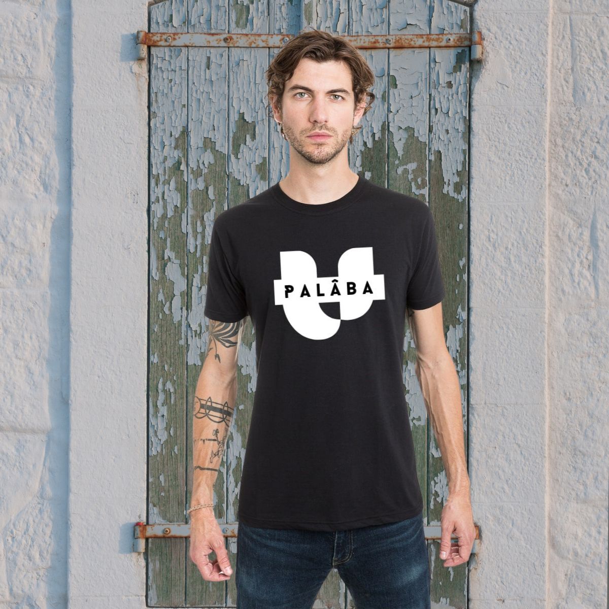 Tshirt noir homme SIGNATURE PALÂBA - T-shirt homme PALÂBA